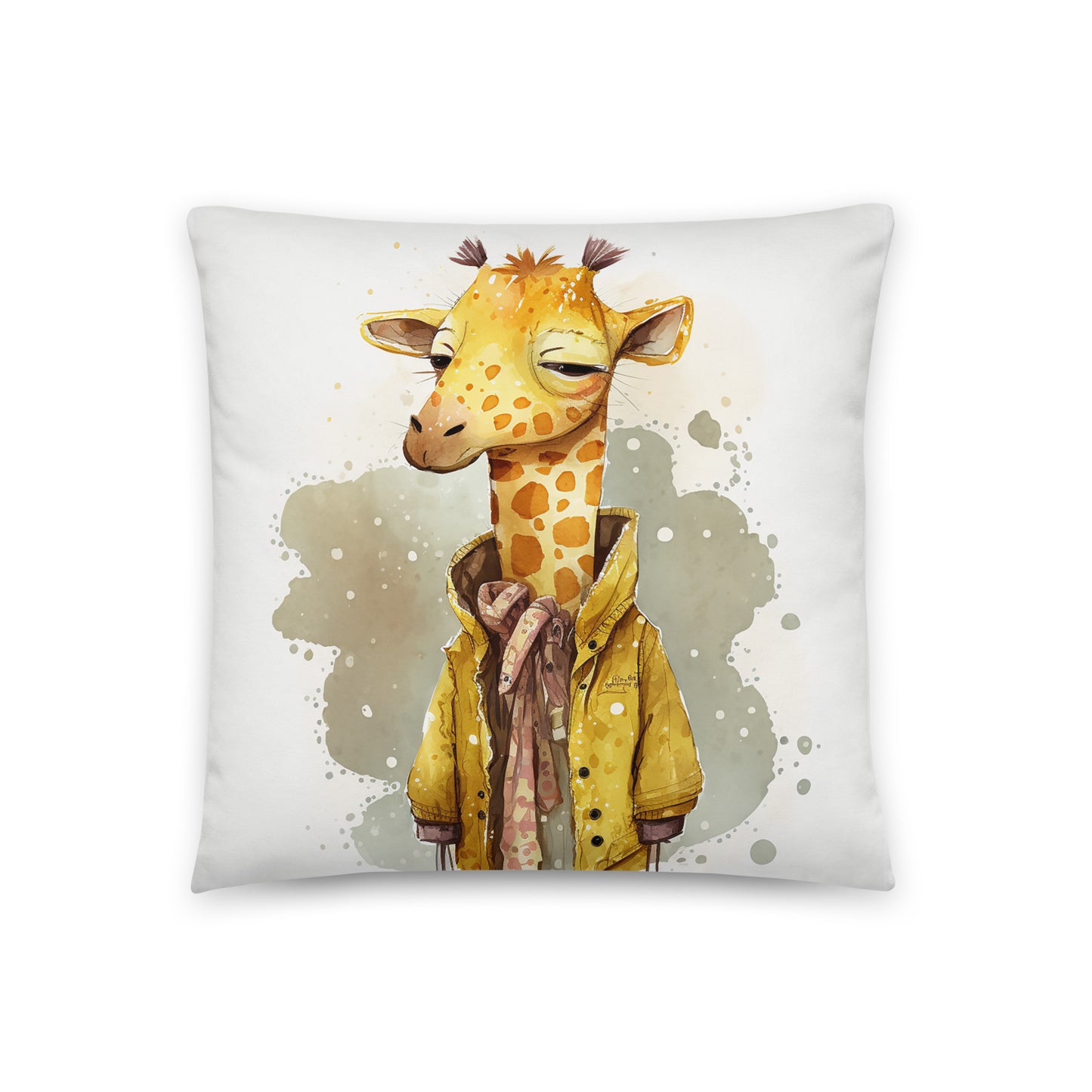 Giraffe Aquarell Kawaii Kissen