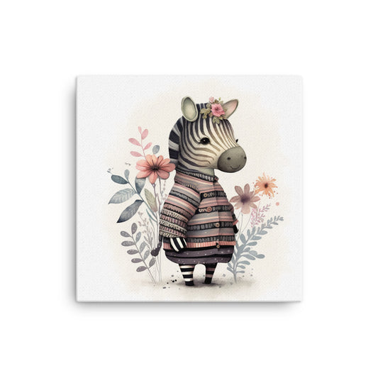 Zebra Aquarell Kawaii