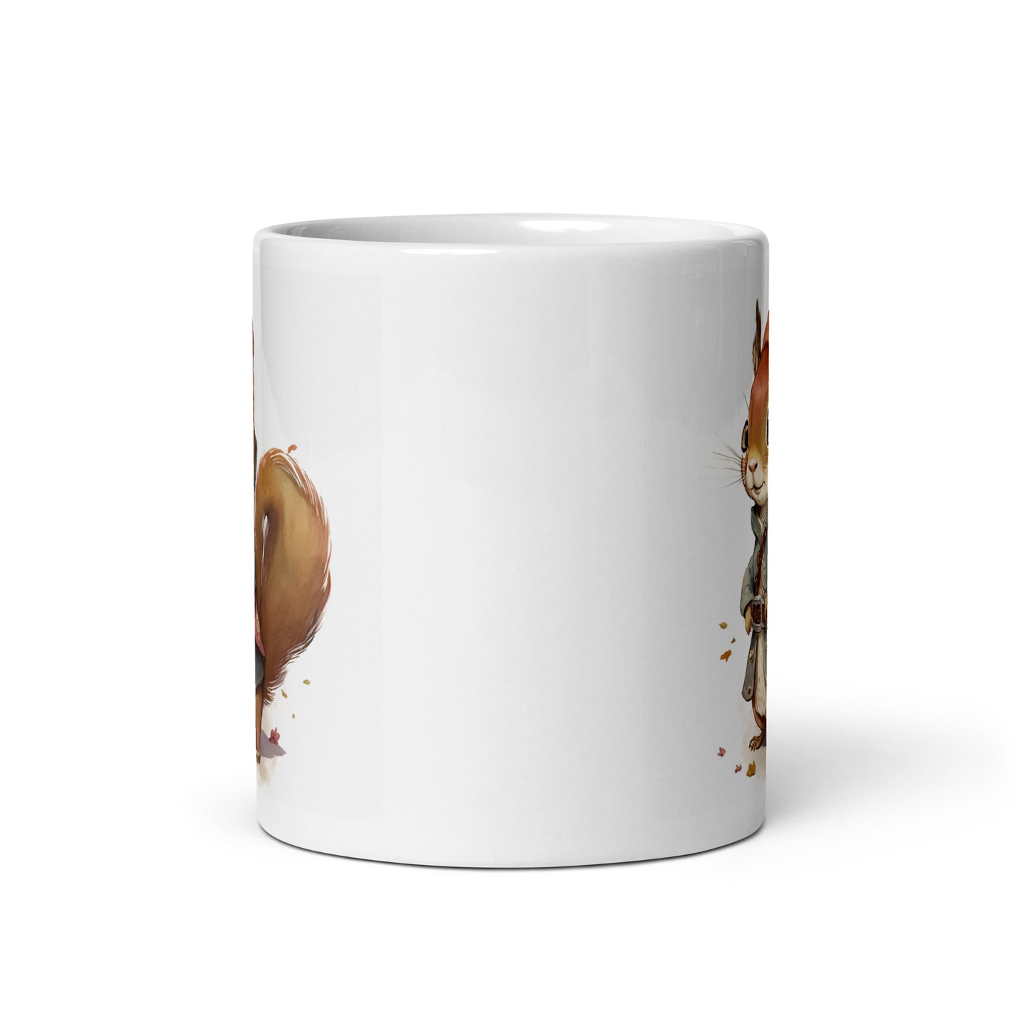 Eichhörnchen Aquarell Kawaii Tasse