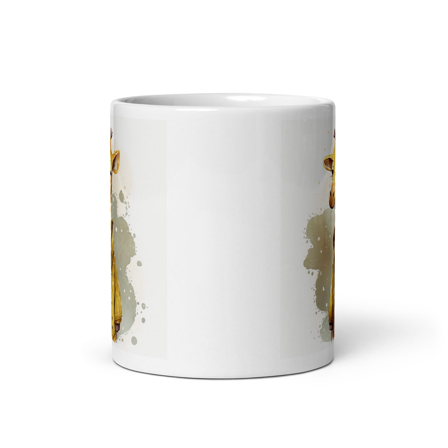 Giraffe Aquarell Kawaii Tasse