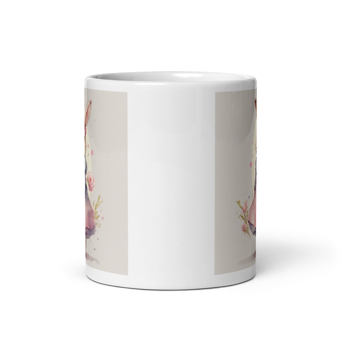 Hase Aquarell Kawaii Tasse