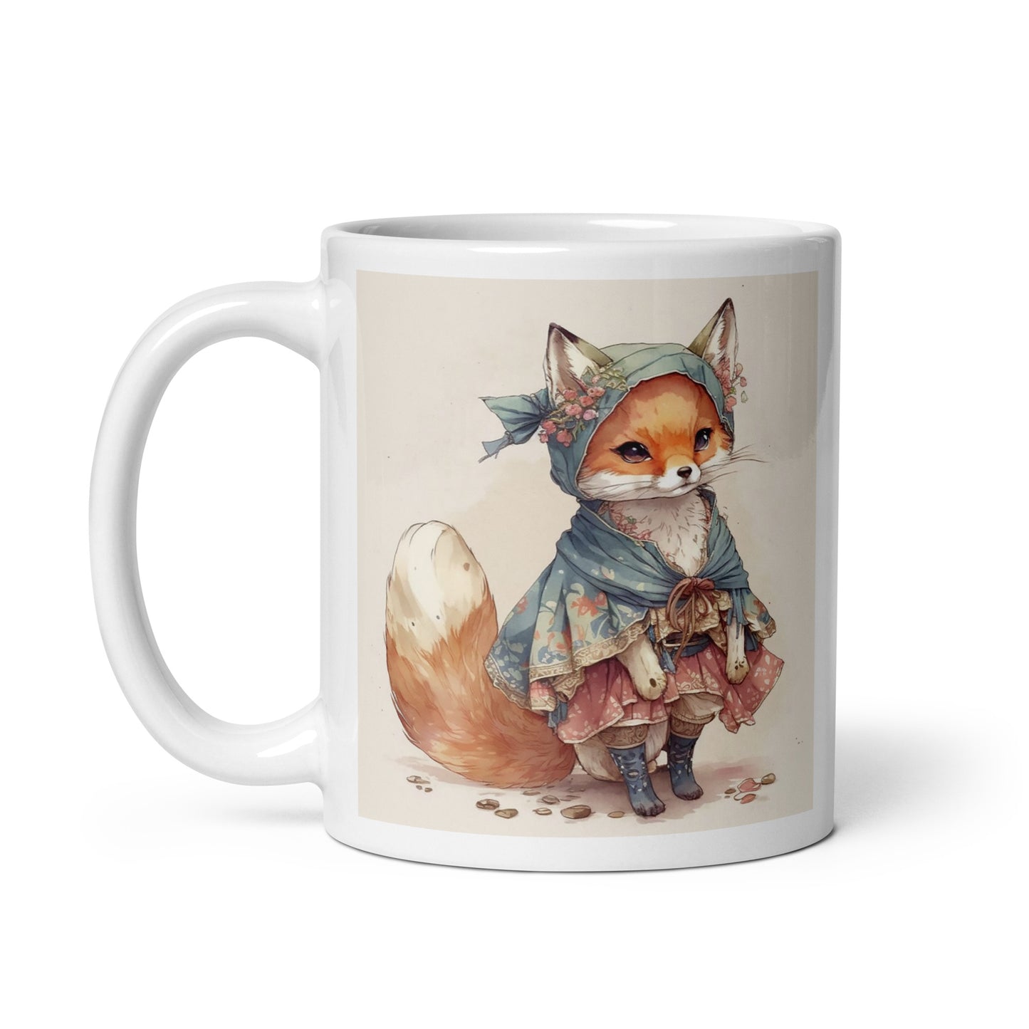 Fuchs Aquarell Kawaii Tasse