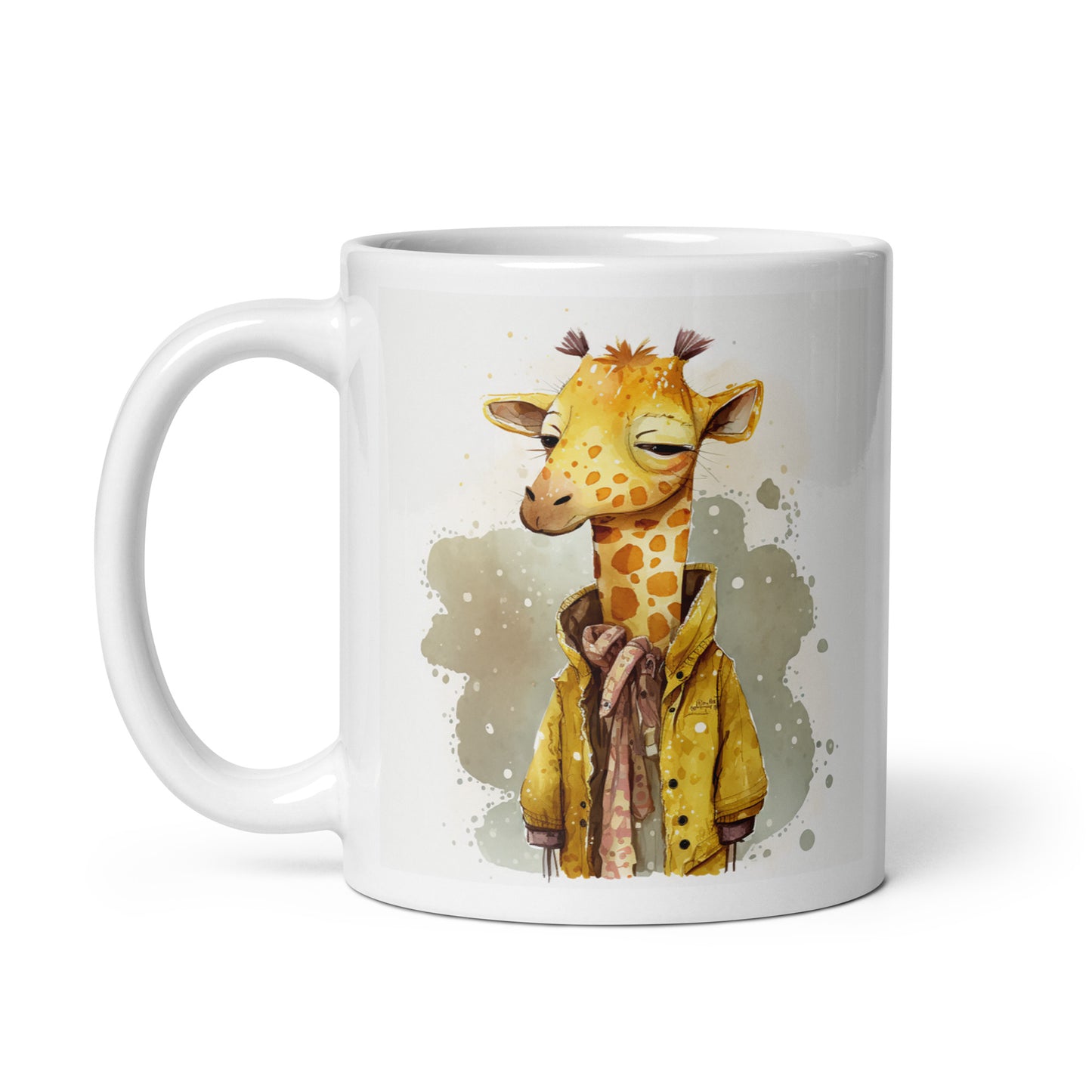 Giraffe Aquarell Kawaii Tasse