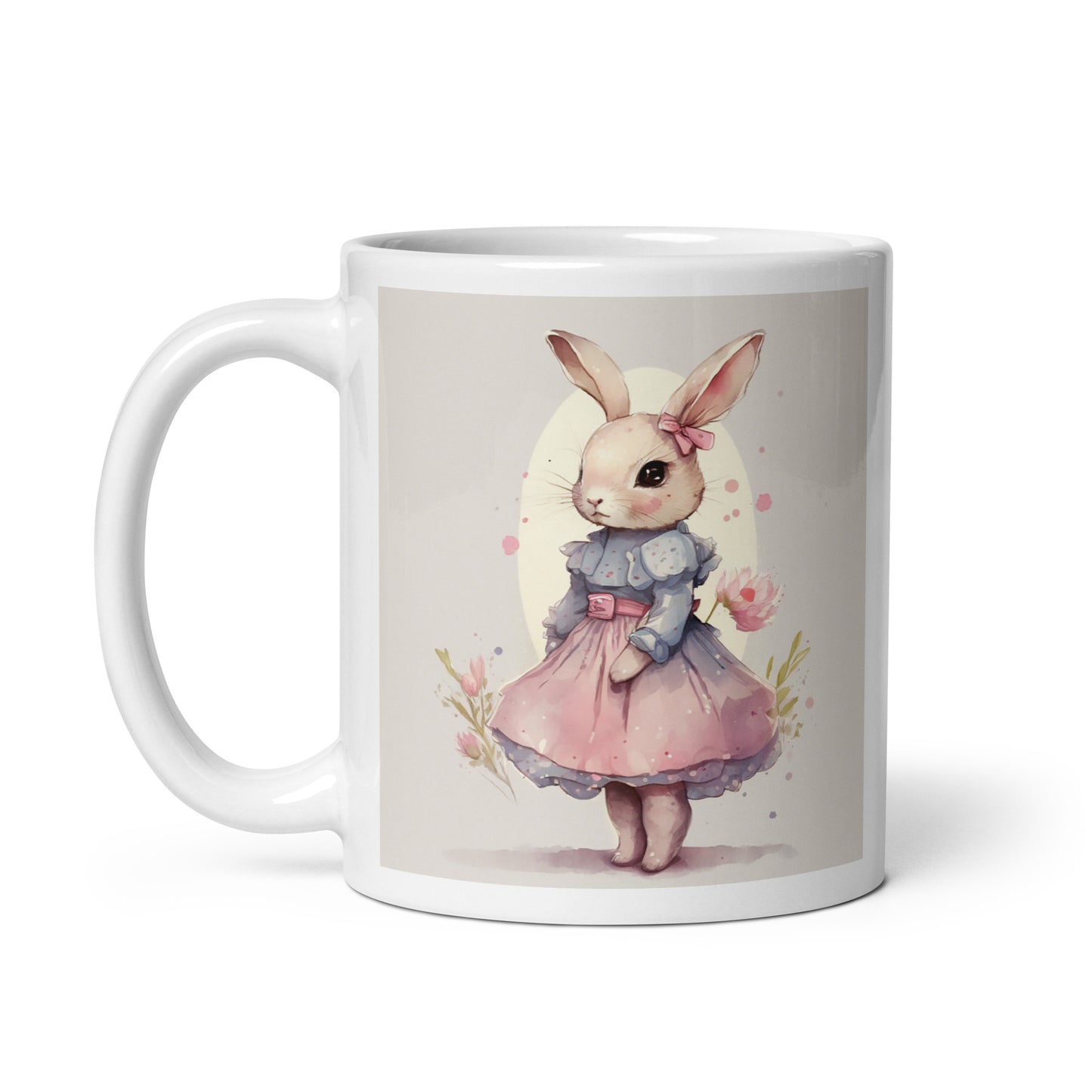 Hase Aquarell Kawaii Tasse