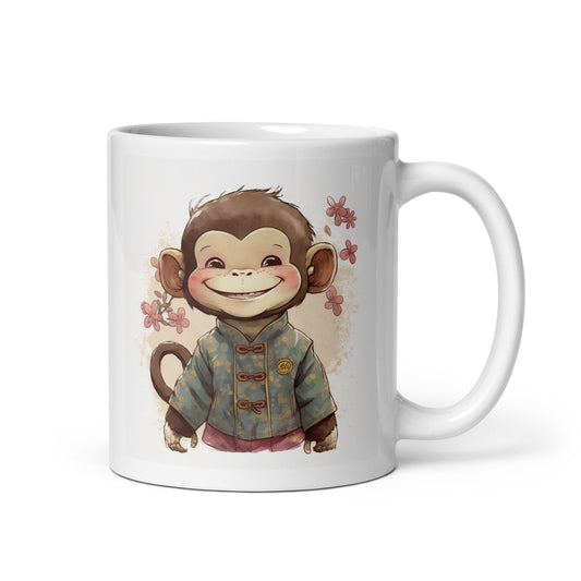 Affe Aquarell Kawaii Tasse