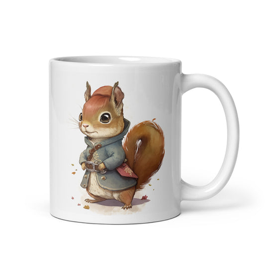 Eichhörnchen Aquarell Kawaii Tasse